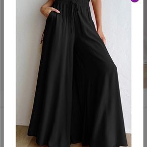 Black palazzo pants